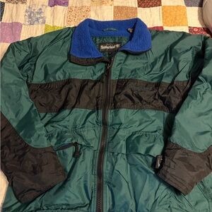 Vintage Timberland Men's Zip Up Jacket